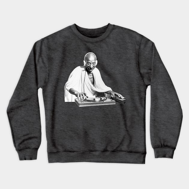 Gandhi DJ 2 Crewneck Sweatshirt by AO01